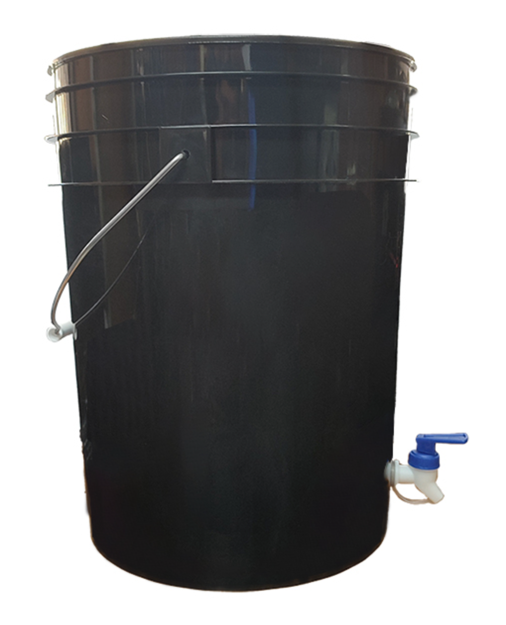 Balde 20 Lts. Con Tapa - Negro