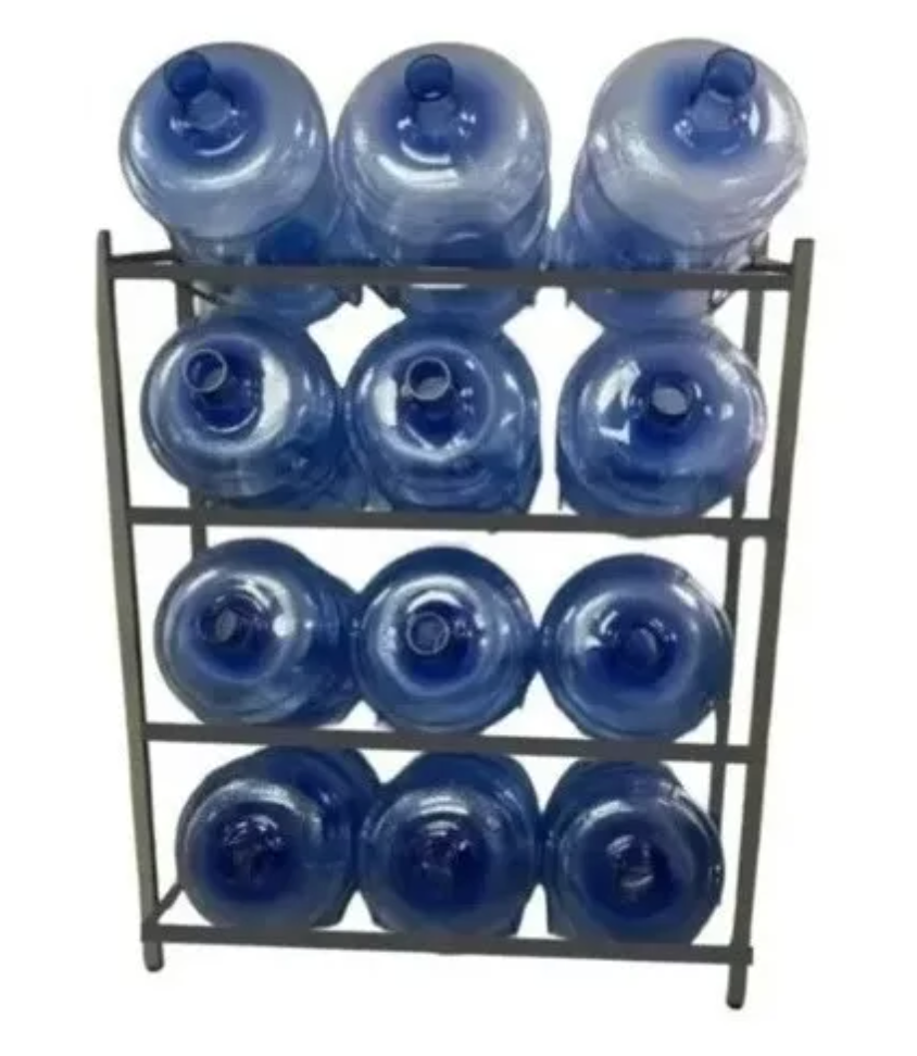 Rack Estante Organizador 12 Botellones Bidones Agua 20 Lts