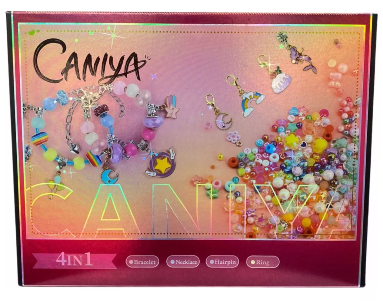Set Para Armar Crear Pulseras Collares Anillos Niñas 2000pcs