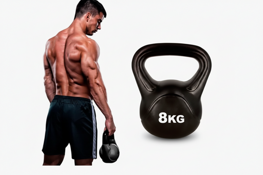 Kettlebell 8kg • Pesa Rusa Negra • Crossfit