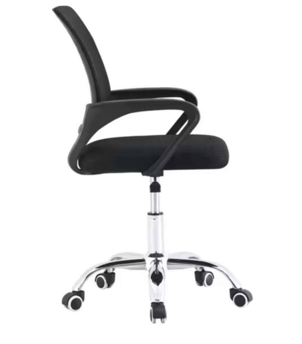 Silla De Oficina Pc Escritorio Mesh Color Negro