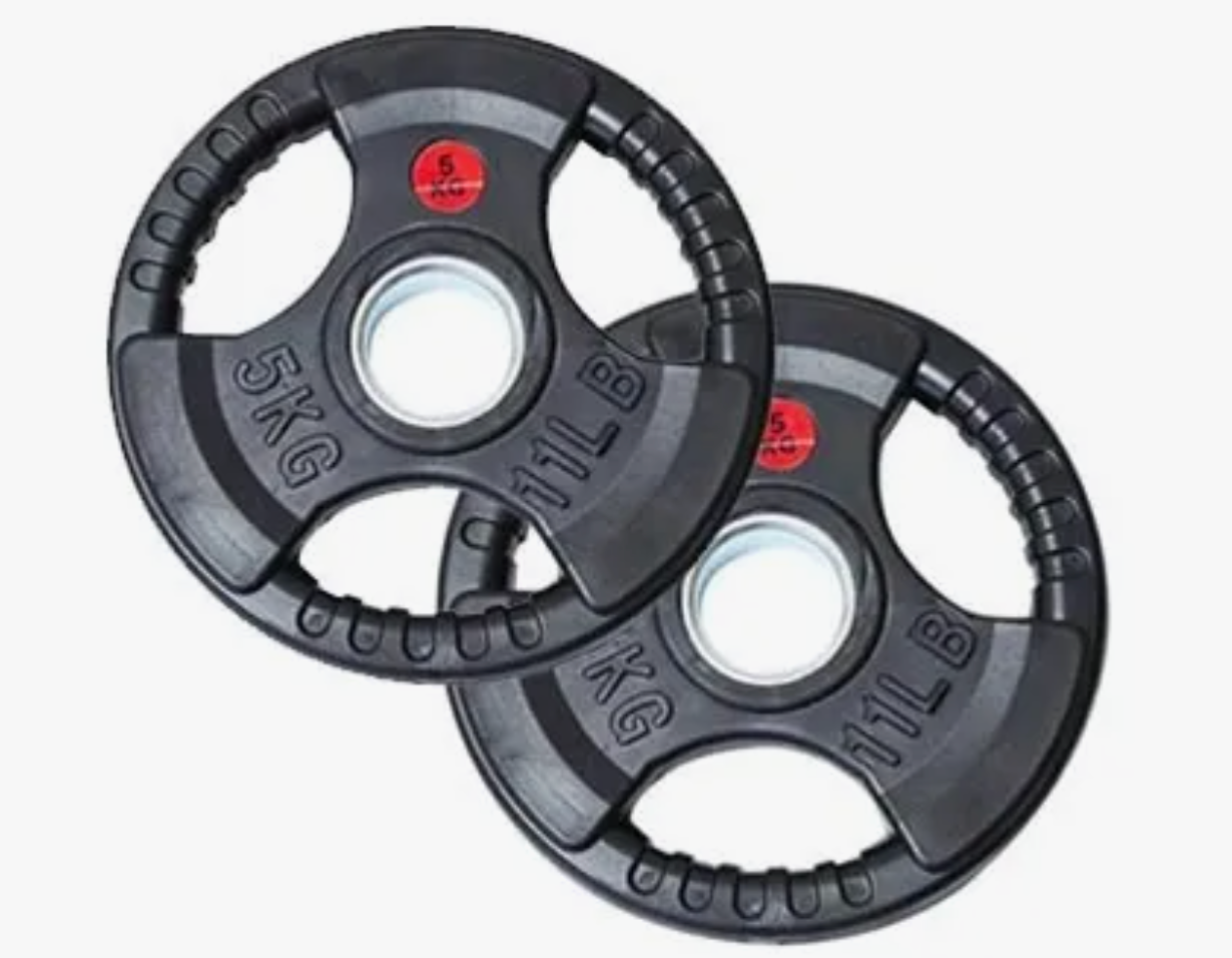 Par De Discos Olimpicos 5 Kilos (total 10 Kilos)