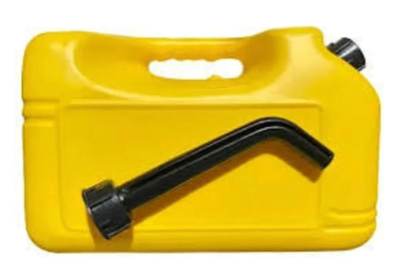 Bidon Certificado 20l Antivuelco Combustibles + Vaciador amarillo Diesel