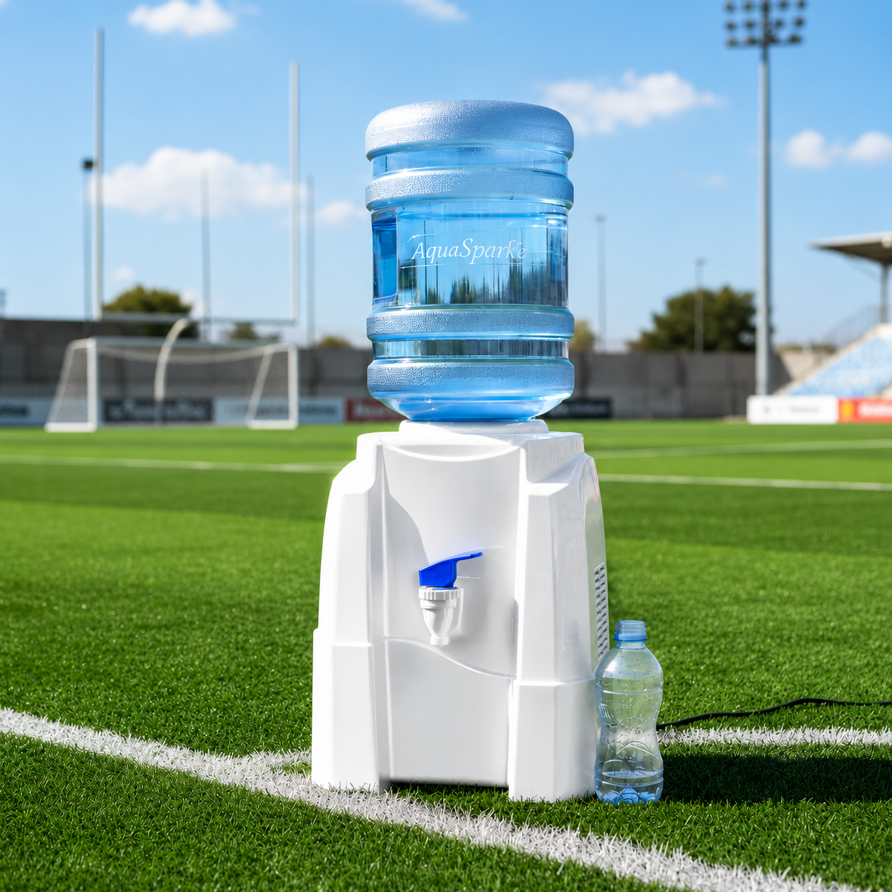 Soporte Básico Cuadrado Para Bidones blanco
