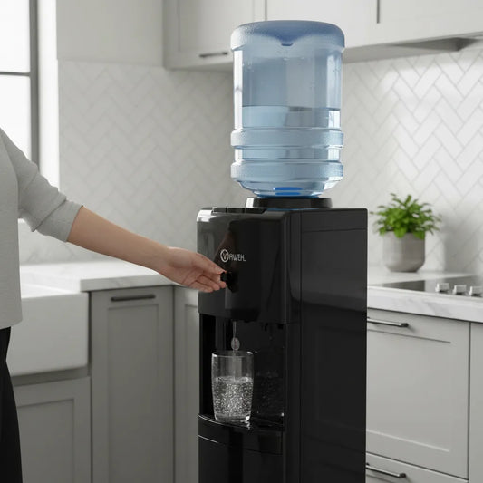 Dispensador Pedestal Agua Fria Y Caliente brillante