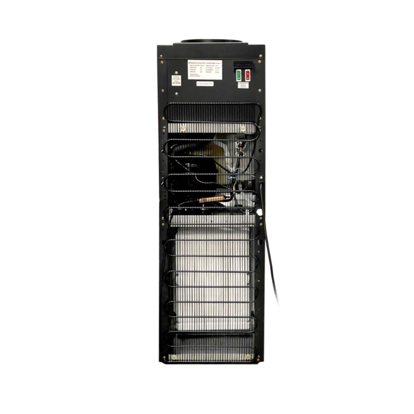 Dispensador de Agua Negro Mate Compresor Mod. LB-88-LC Black 93cm