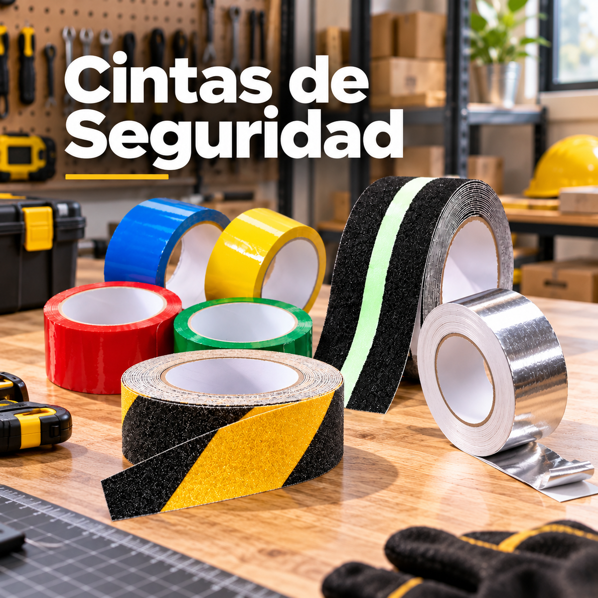 Cintas de seguridad para construcción