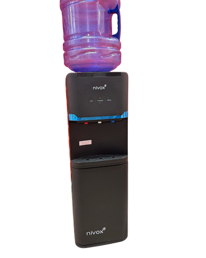 Dispensador Eléctrico Pedestal Agua Fría Caliente Compresor mate pequeño