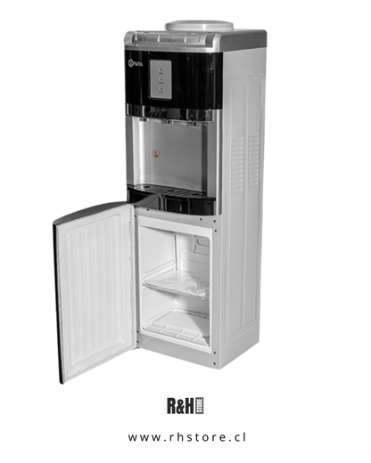 Dispensador de Frigobar plata con diseño elegante