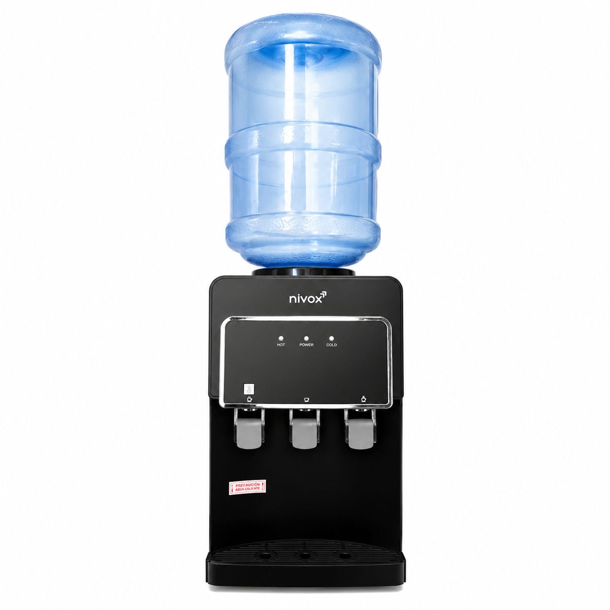 Dispensador sobremesa compresor negro mate premium Nivox