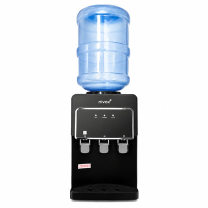 Dispensador sobremesa compresor negro mate premium Nivox