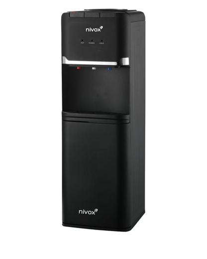 Dispensador De Agua Pedestal Negro Mate nivox