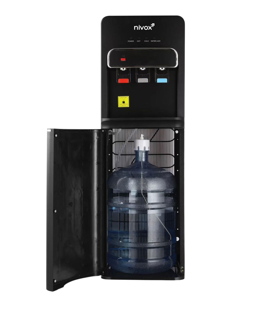 Dispensador de compresor Bidon oculto negro mate