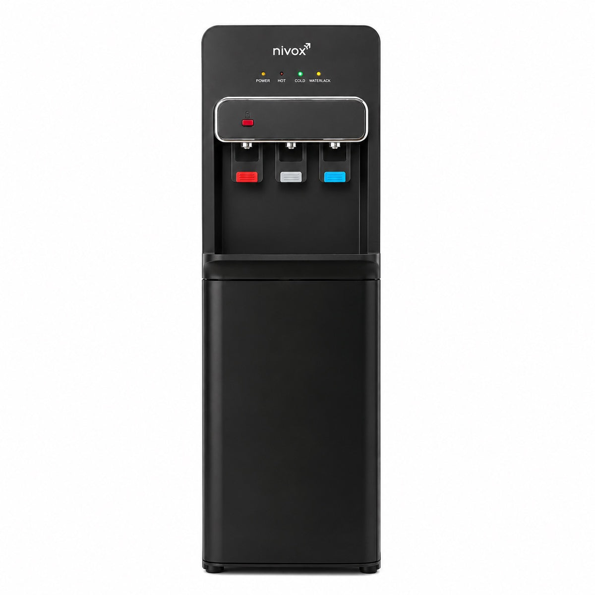 Dispensador de Agua Bidón Oculto con Compresor Negro Nivox
