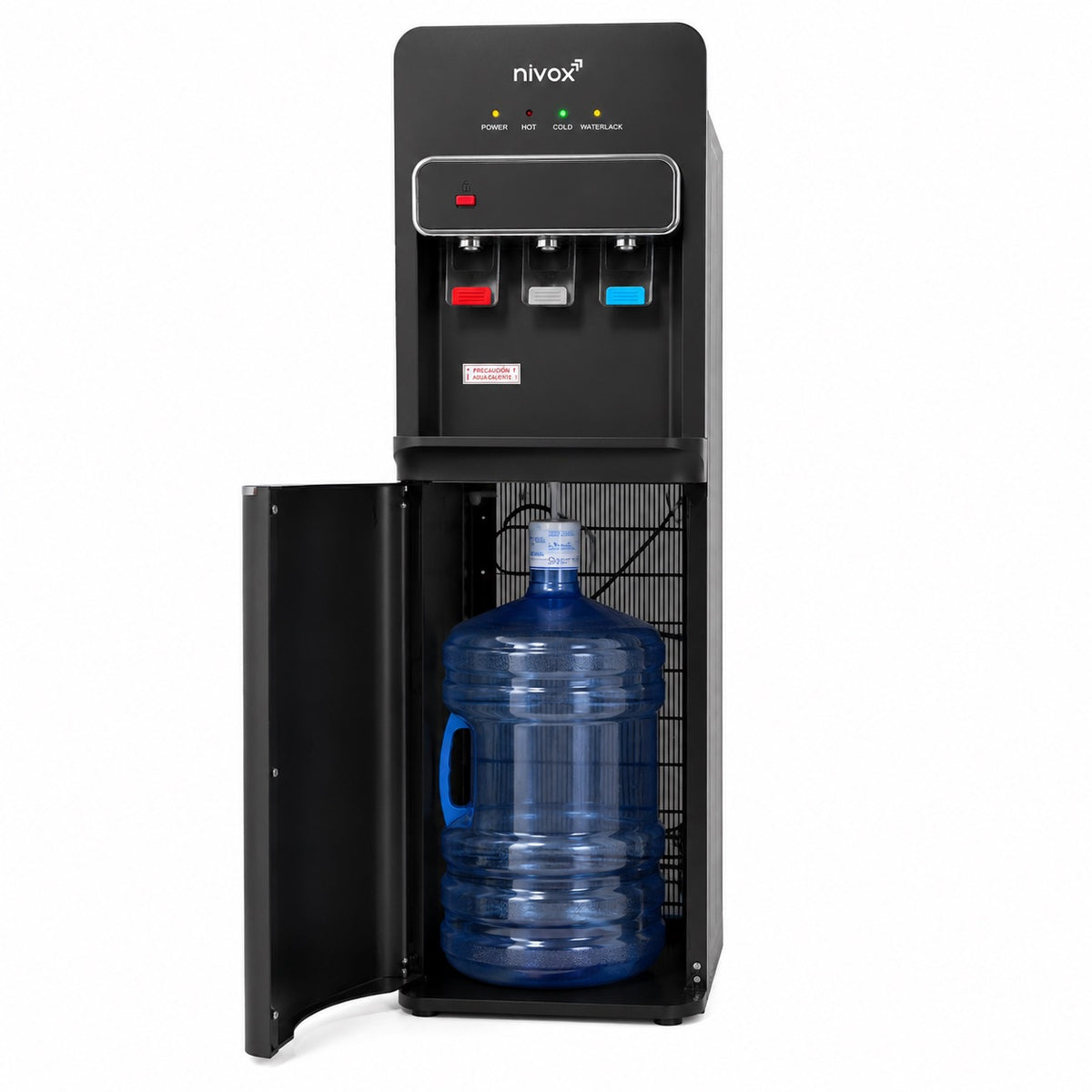 Dispensador de Agua Bidón Oculto con Compresor Negro Nivox