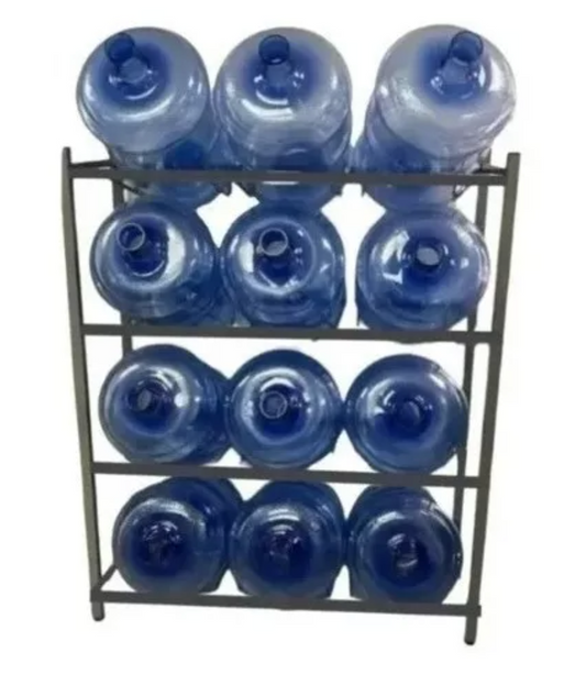 Rack Estante Organizador 12 Botellones Bidones Agua 20 Lts
