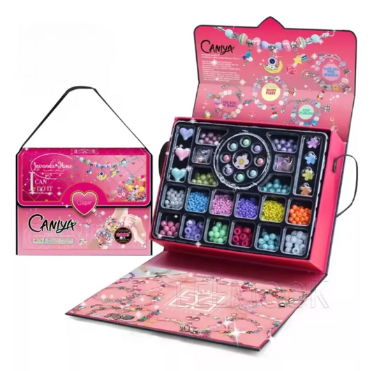 Set Para Armar Crear Pulseras Collares Anillos Niñas 2000pcs