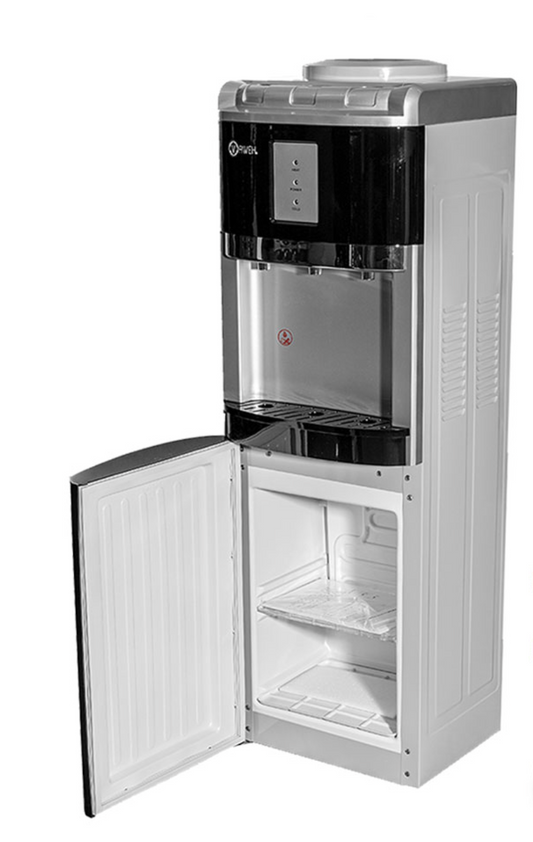 Dispensador de Frigobar plata con diseño elegante