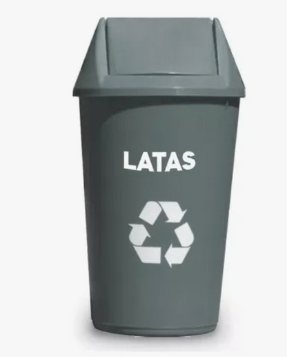 Basurero Reciclaje 36 Litros Tapa Vaiven