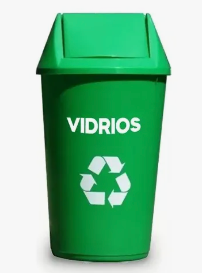 Basurero Reciclaje 36 Litros Tapa Vaiven