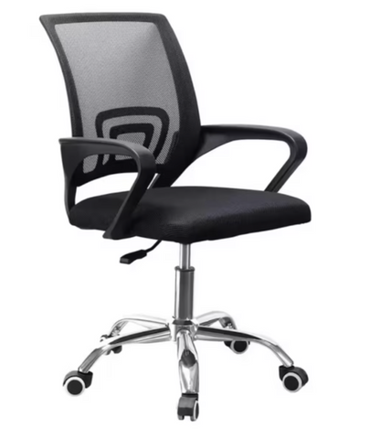 Silla De Oficina Pc Escritorio Mesh  Color Negro