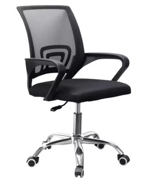 Silla De Oficina Pc Escritorio Mesh  Color Negro