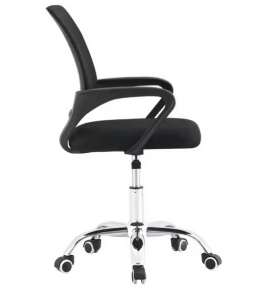Silla De Oficina Pc Escritorio Mesh  Color Negro