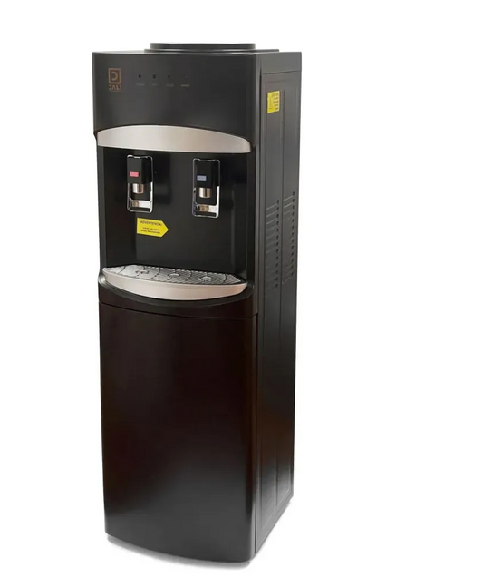 Dispensador De Agua Pedestal Negro Mate Ventilador