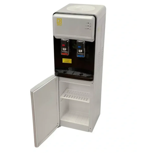 Dispensador Eléctrico De Agua Fría Y Caliente Pedestal plata