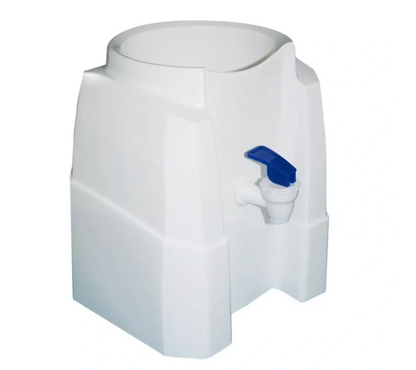Soporte Básico Cuadrado Para Bidones blanco