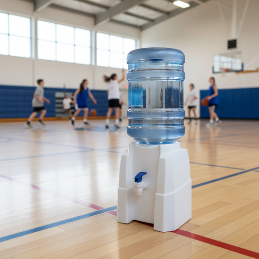 Soporte Básico Cuadrado Para Bidones blanco