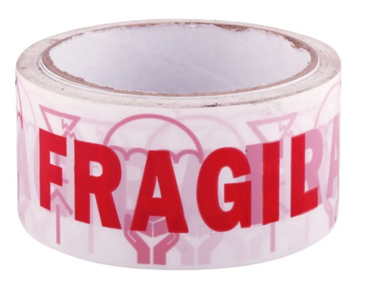 Cinta Embalaje Frágil unidad 40mts x 48mm