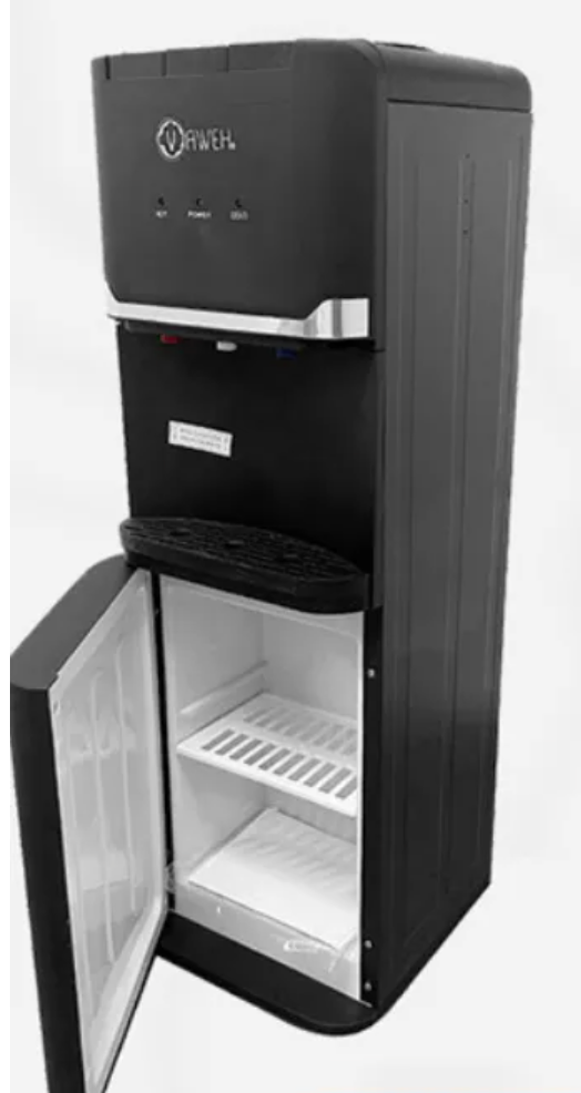 Dispensador Eléctrico Pedestal Agua Fría Caliente Compresor mate pequeño