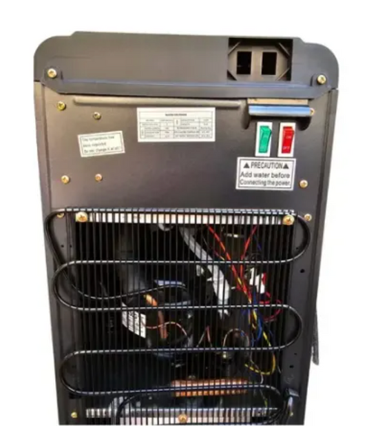 Dispensador Eléctrico Pedestal Agua Fría Caliente Compresor mate pequeño