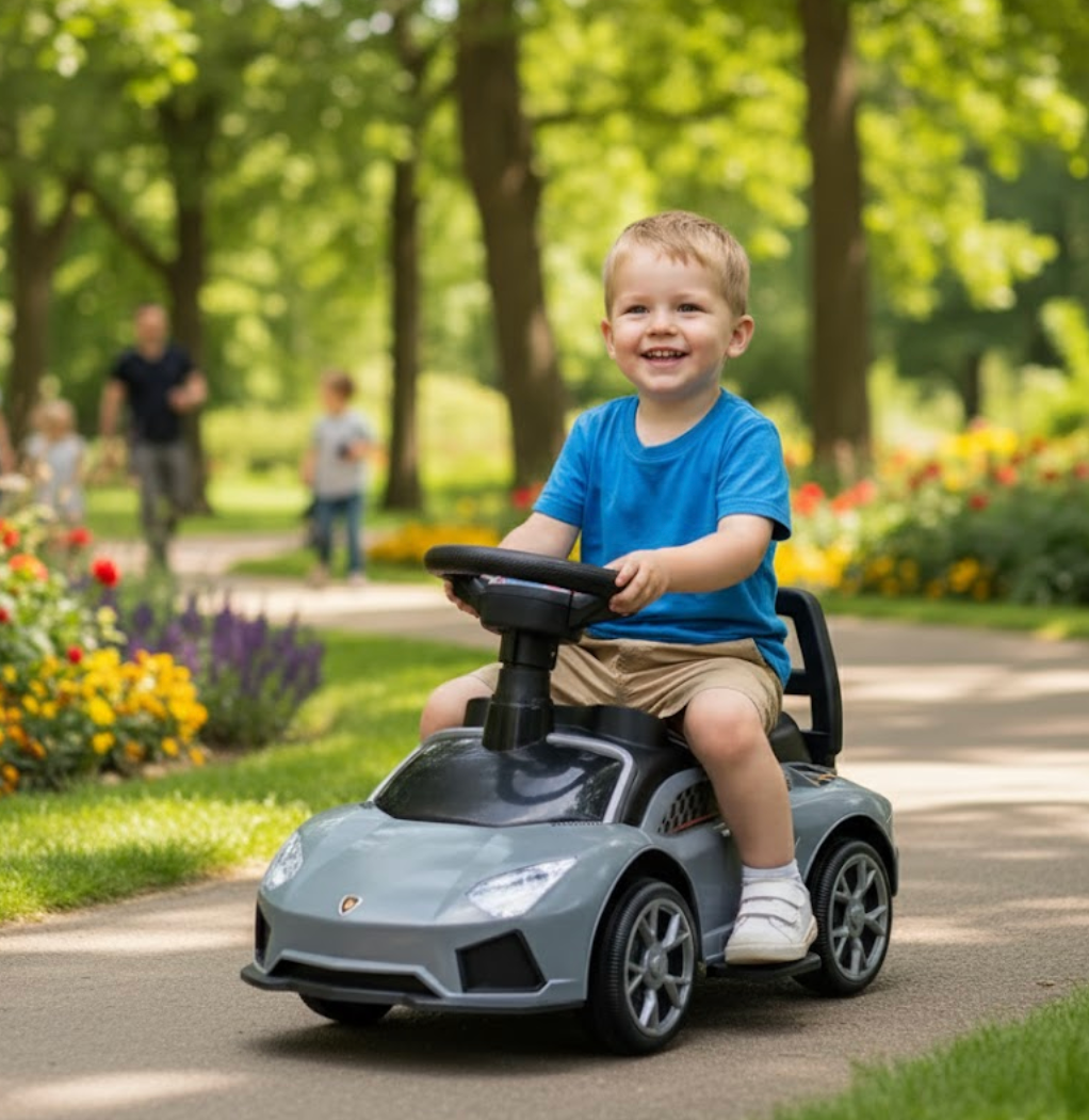 Corre Pasillo Auto De Paseo Deportivo Luces Sonido Música