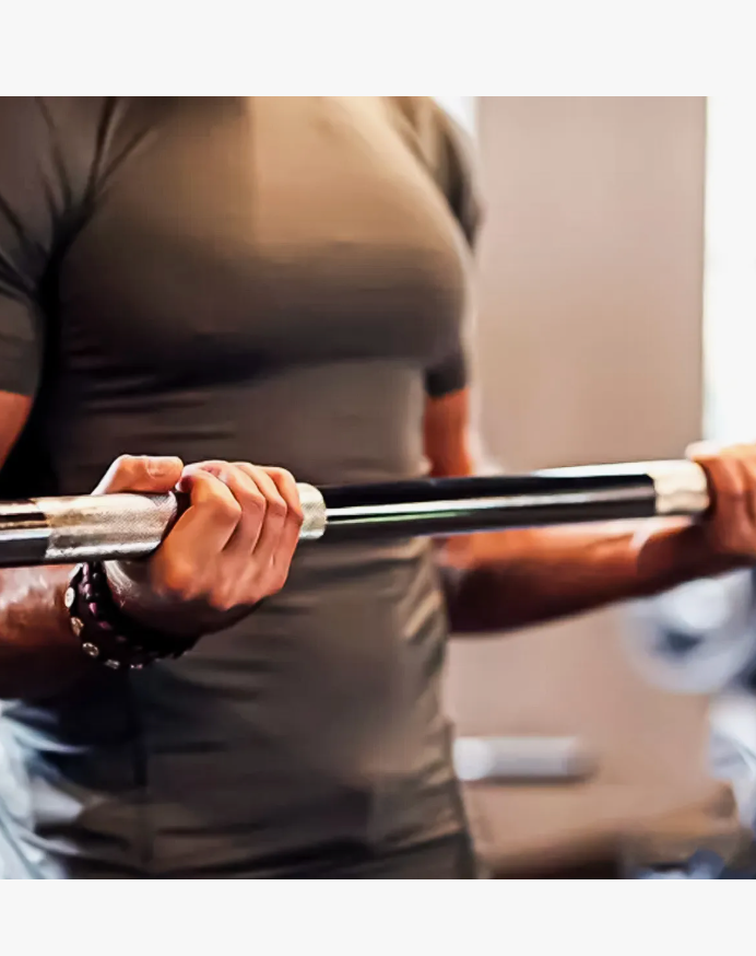 Barra Preolimpica Recta De 120 Cm Cromada Color Plateado