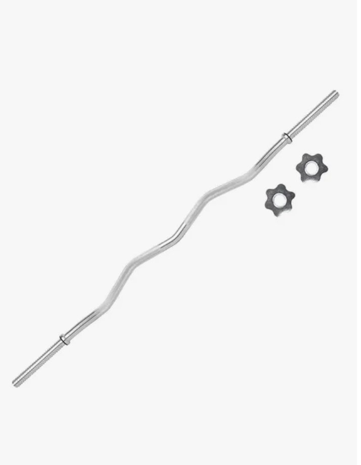 Barra Preolimpica Z De 120 Cm Cromada Color Plateado