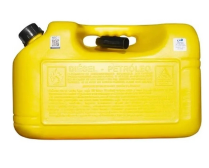 Bidon Certificado 20l Antivuelco Combustibles + Vaciador amarillo Diesel