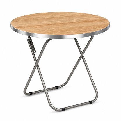 MESA REDONDA PLEGABLE 80 CM – DISEÑO MODERNO Y FUNCIONAL CAFE