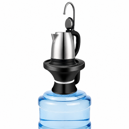 Bomba Dispensador Agua Recargable Electrico Base Para Vaso carga tipo C