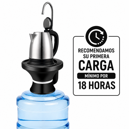 Bomba Dispensador Agua Recargable Electrico Base Para Vaso carga tipo C