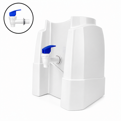 Soporte Básico Cuadrado Para Bidones blanco