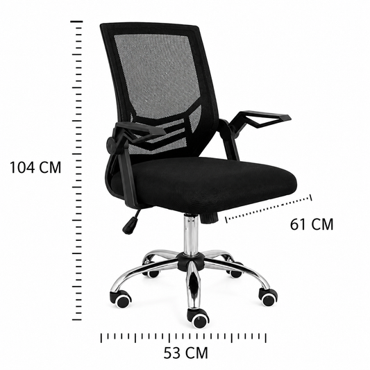 Silla De Oficina Ergonómica Adapt - Soporte Lumbar Y Reclinable