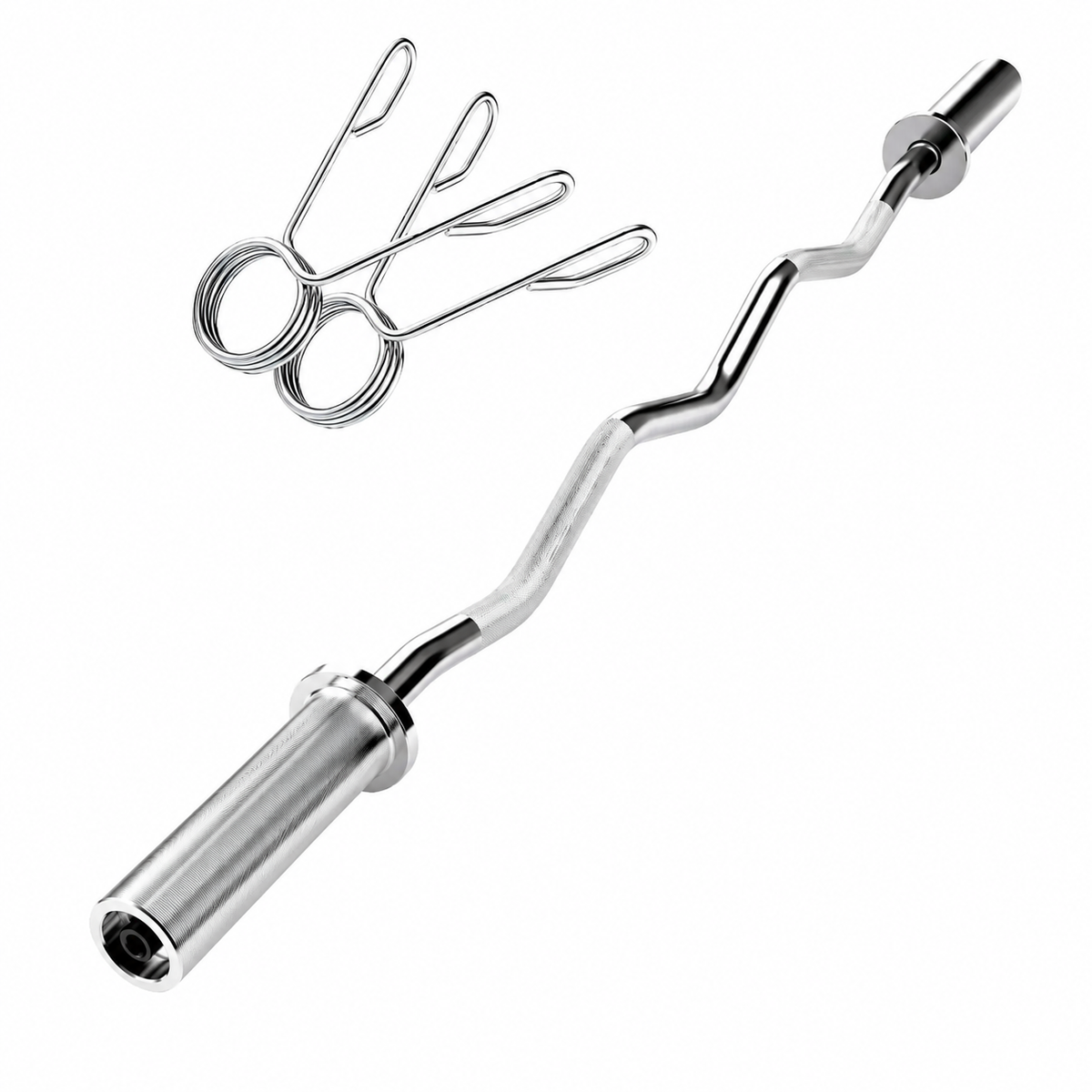 Barra De Gimnasio Linea Sport Barra Olimpica Z Olímpica Color Acero Cromado 6kg