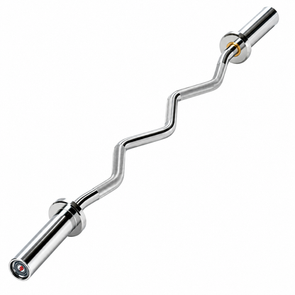 Barra De Gimnasio Linea Sport Barra Olimpica Z Olímpica Color Acero Cromado 6kg
