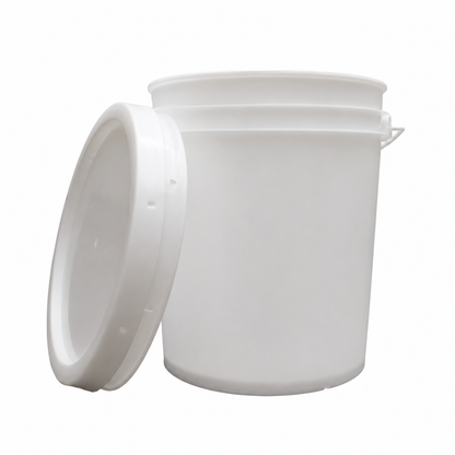 Balde 10 Litros Con tapa Apilable Grado Alimenticio