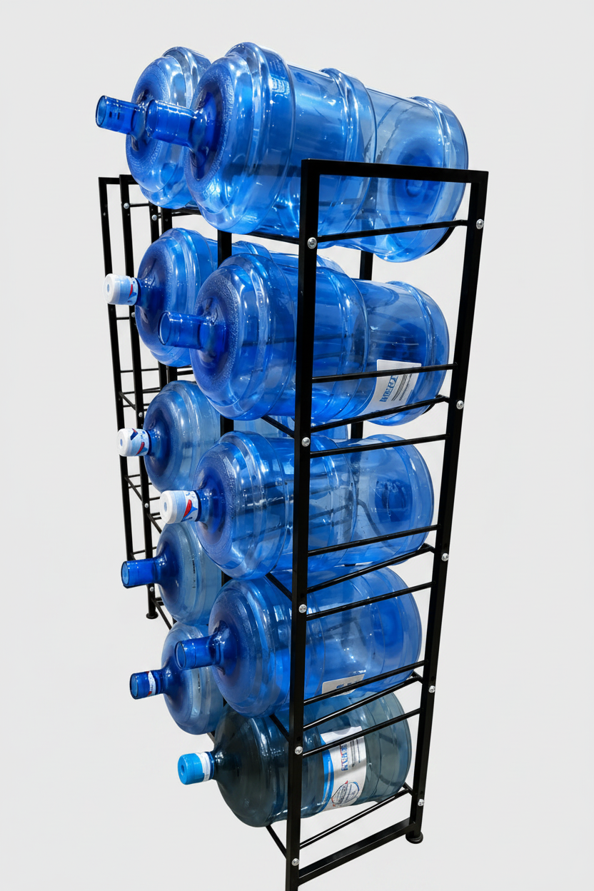 Estante Organizador Rack 10 Botellones Bidones Agua 20lts