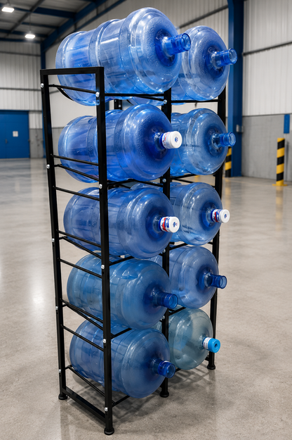 Estante Organizador Rack 10 Botellones Bidones Agua 20lts