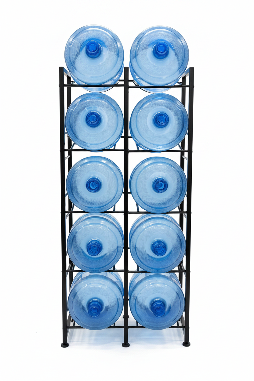 Estante Organizador Rack 10 Botellones Bidones Agua 20lts