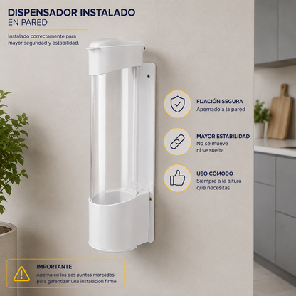 Portavasos Universal para Dispensador de Agua con pernos